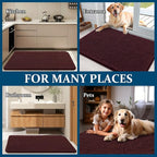 OLANLY Dog Door Mat for Muddy Paws 59x24, Absorbs Moisture and Dirt, Absorbent - Image 8