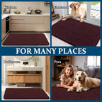 OLANLY Dog Door Mat for Muddy Paws 30x20, Absorbs Moisture and Dirt, Absorbent - Image 8