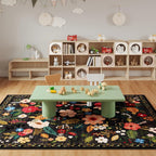 Rugcomf Living Room Rug 6x9 Rug Machine Washable Boho Area Rug Non Slip Floral - Image 8