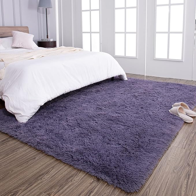 TWINNIS Super Soft Shaggy Rugs Fluffy Carpets 6x9 Feet, Indoor Modern Plush - Image 5