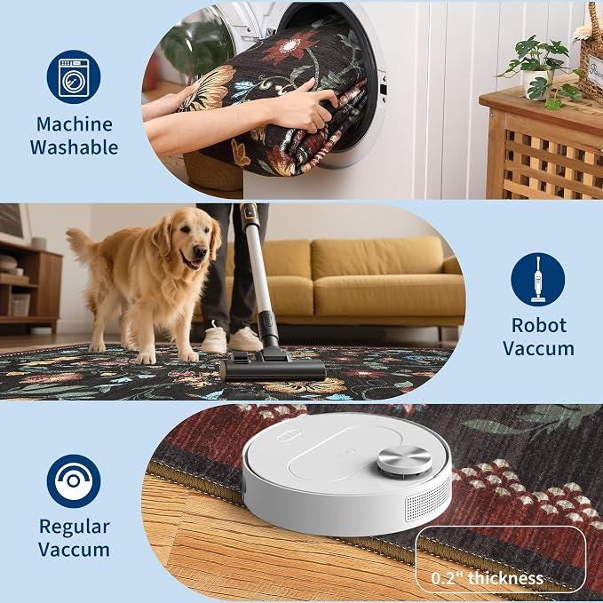 GarveeHome Washable Rug 8x10 Area Rugs - Image 5