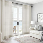 Nanspring Mousse White Curtains 90 Inches Long - Image 6