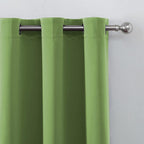 LEMOMO Light Green Thermal Blackout Curtains/38 x 63 Inch/Set of 2 Panels Room - Image 7