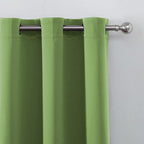 LEMOMO Light Green Thermal Blackout Curtains/38 x 84 Inch/Set of 2 Panels Room - Image 7