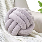 Uvvyui Knot Pillow Ball, Soft Home Decorative Pillows, Round Throw Pillow by Uvvyui