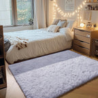 ONASAR White Area Rugs for Bedroom Living Room, Fluffy 4x6 Soft Shag Plush - Image 5