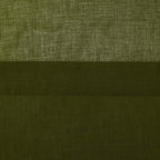 DWCN Olive Green Sheer Curtains Semi Transparent Voile Rod Pocket Curtains - Image 5