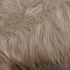 Latepis Small Area 2x4 Rug Brown Beige Fur Rug 60% Acrylic 40% polyester Shaggy - Image 7