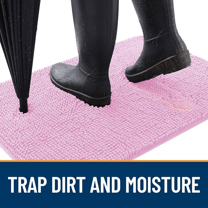 OLANLY Dog Door Mat for Muddy Paws 30x17, Absorbs Moisture and Dirt, Absorbent - Image 2
