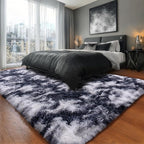 Black and White Rug for Bedroom, 5x7 Area Rug for Kids Room, Bedside Indoor - Image 7