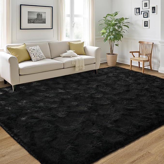 LOCHAS Ultra Soft Indoor Modern Area Rugs Fluffy Living Room Carpets - Image 2