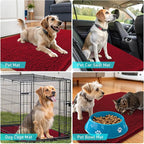 OLANLY Dog Door Mat for Muddy Paws 47x32, Absorbs Moisture and Dirt, Absorbent - Image 7
