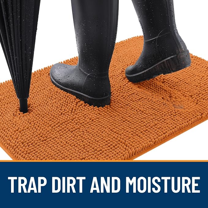 OLANLY Dog Door Mat for Muddy Paws 59x24, Absorbs Moisture and Dirt, Absorbent - Image 2