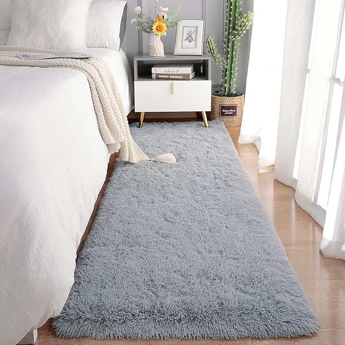 Chicrug Soft Runner Rugs for Bedroom Living Room Plush Fluffy Rug 2x5 Feet by ChicrugHomeDecor
