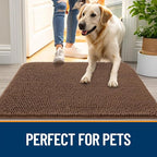 OLANLY Dog Door Mat for Muddy Paws 47x24, Absorbs Moisture and Dirt, Absorbent - Image 6