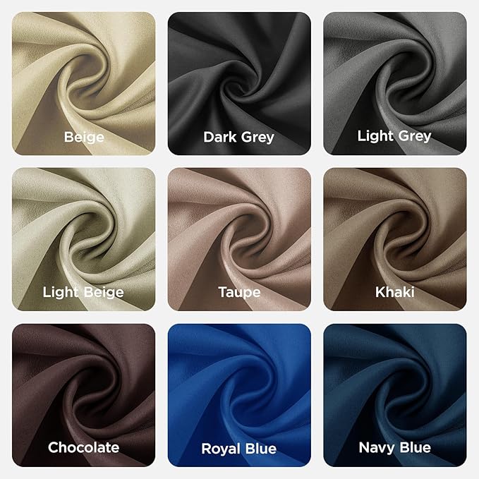 Joydeco Blackout Curtains 95 Inch Length 2 Panels Set, Thermal Insulated Long - Image 8