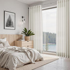 Nanspring Mousse White Curtains 90 Inches Long - Image 7