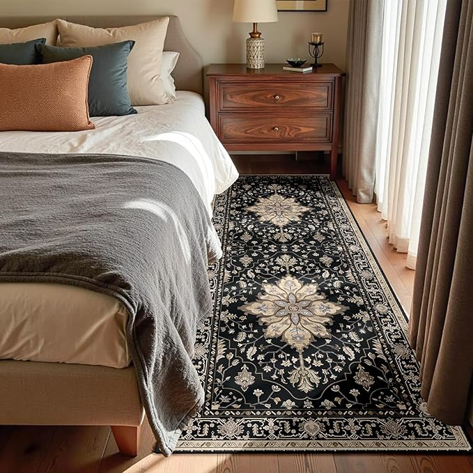 RELEANY Area Rugs 3'x8' Runner Rug Non Slip Washable - Image 2