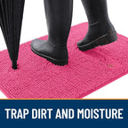 OLANLY Dog Door Mat for Muddy Paws 47x17, Absorbs Moisture and Dirt, Absorbent - Image 2