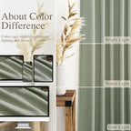 Desert Sage Linen 144 Inch Curtains - Image 3
