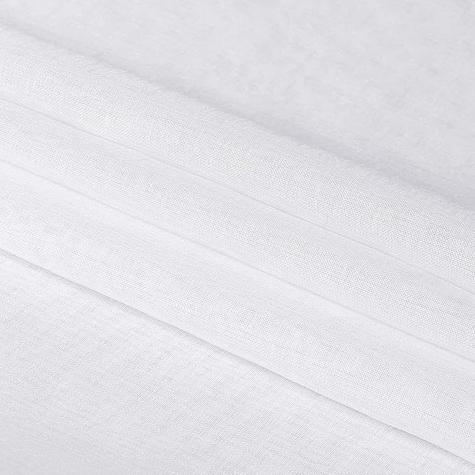 DWCN Living Room Curtains Sheer 84 inches Long 2 Panels Set, Airy & Soft - Image 6