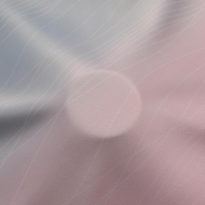 Estelar Textiler Ombre Gray and Pink Blackout Curtains 63 Inch Length 2 Panels - Image 8