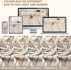 Nakagishi 5x8 Area Rug Living Room: Washable Boho Large Neutral Soft Farmhouse - Image 9