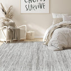 Nakagishi 6X9 Area Rugs Living Room: Washable Large Vintage Rug Neutral - Image 6