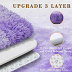 Area Rugs 10x14 Living Room, Shaggy Carpet Soft Plush Furry Bedside Rug Large - Image 6