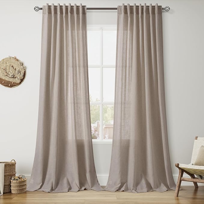 Nanspring 108 Inch Long Curtains by Nanspring