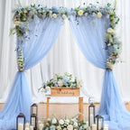 10ft x 12ft Baby Blue Tulle Backdrop Curtain - Image 8