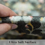 Washable 2x3 Entryway Area Rugs: Vintage Soft Floral Thin Doormat - Image 5