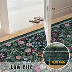 8x10 Area Rugs for Living Room: Floral Washable Rug Vintage Large Soft Boho - Image 8