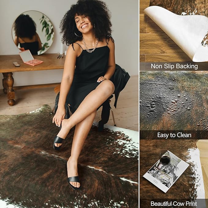 AROGAN Premium Faux Animal Rug, Sturdy and Large Size Animal Print Rugs - Image 2