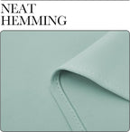 NICETOWN Bedroom Curtains Blackout Draperies, Aqua Blue, 1 Pair, 34-inch W x - Image 6