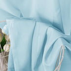 Aiyufeng 2 Pack: Basic Sky Blue Sheer Curtain Drapes 84 Inch Length 2 Panels - Image 8