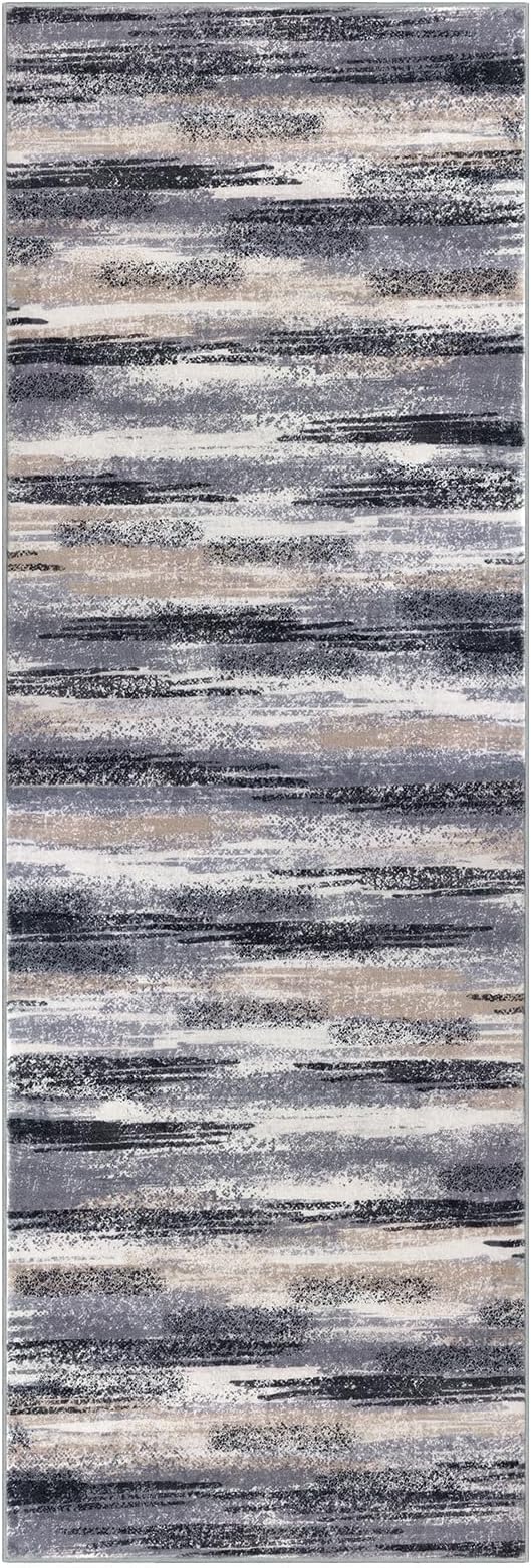 Lansny Modern Abstract Runner Rug 2x10 - Image 9