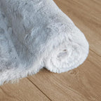 ORINOVA Faux Fuzzy Machine Washable Bunny Fur Area Rugs - Image 8