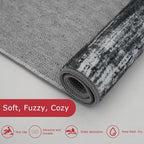 KOZYFLY Modern Abstract Washable Rug Runner 2.6x12 Hallway Rug Runner Non-Slip - Image 6