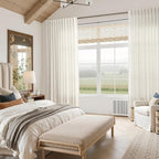 Nanspring Natural Linen Curtains 120 Inches Long - Image 7