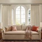 Extra Wide Pinch Pleated Linen Curtains - Image 5