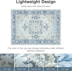 Lofus 6x9 Area Rugs for Living Room, Machine Washable Non-Slip Area Rug - Image 6