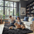 Rugs for Living Room 6x9, Alfombras para Salas Shag Large Plush Soft Area Rug - Image 7