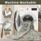 Washable Rugs 8x10 Area Rugs for Living Room- Vintage Rugs for Bedroom - Image 4