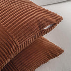 Fancy Homi 2 Packs Rust Long Lumbar Decorative Throw Pillow Covers 12x24 Inch - Image 4