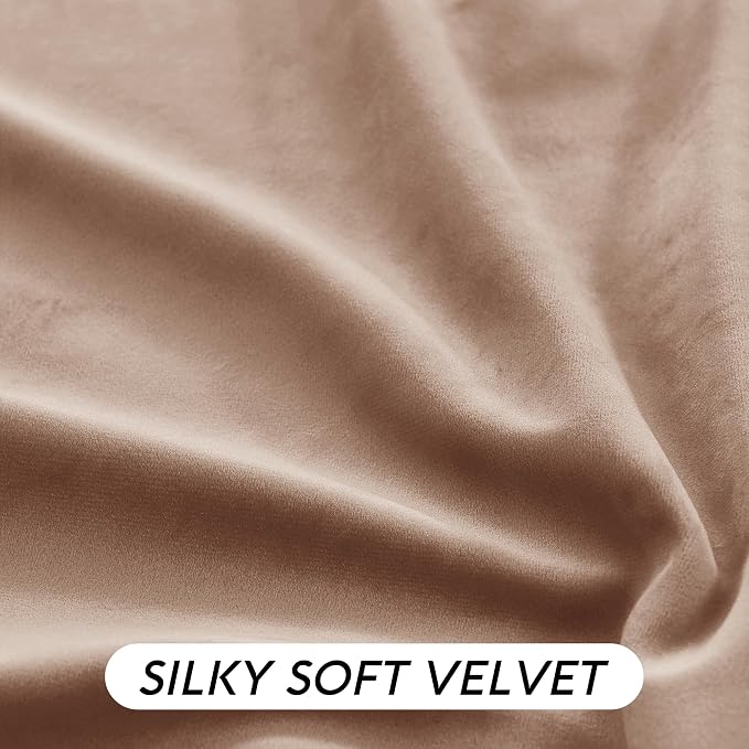 RYB HOME Back Tab Velvet Curtains - Image 6