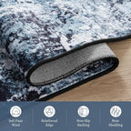 Rugflix 10x14 Area Rugs for Living Room, Washable Large Rug Stain-Resistant Low - Image 7