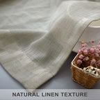 102 Inch Linen Curtains for Living Room Dinning 2 Panels Back Tab Pocket Light - Image 7