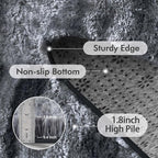 5x7 Ft Large Shag Rugs for Bedroom Living Room for Men Boys, Tie Dyed Ultra - Image 5