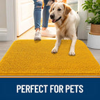 OLANLY Dog Door Mat for Muddy Paws 47x32, Absorbs Moisture and Dirt, Absorbent - Image 6